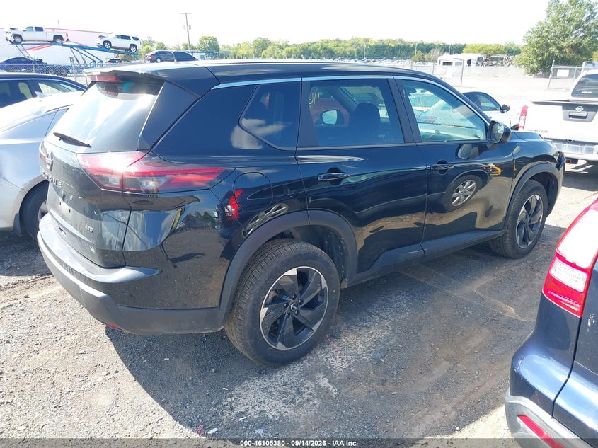 Vin: 5n1bt3bb5sc812603, lot: 46605038, nissan rogue sv intelligent awd 20254