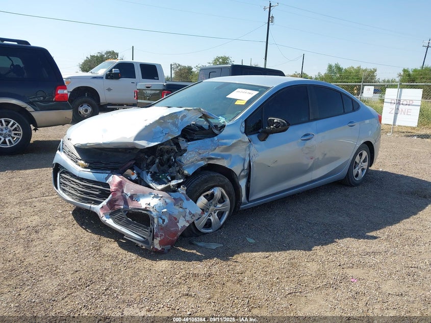 Vin: 1g1bc5sm8h7145747, lot: 46605042, chevrolet cruze ls auto 20172