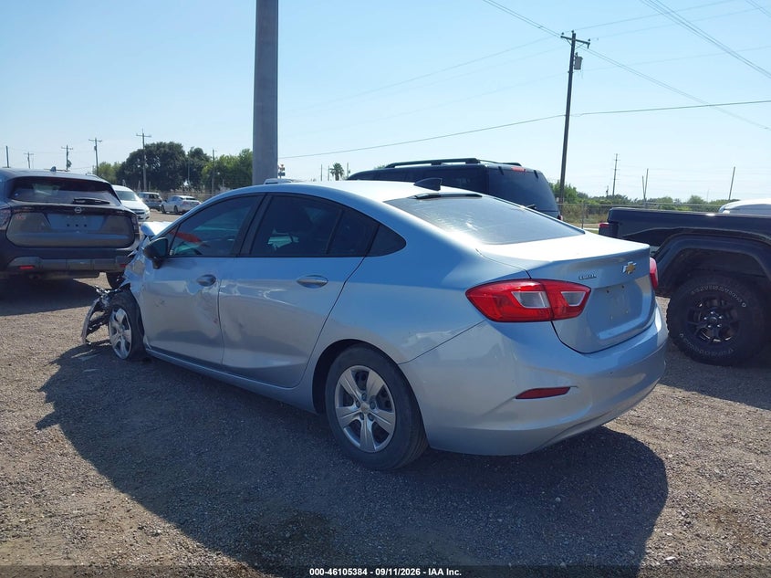Vin: 1g1bc5sm8h7145747, lot: 46605042, chevrolet cruze ls auto 20173