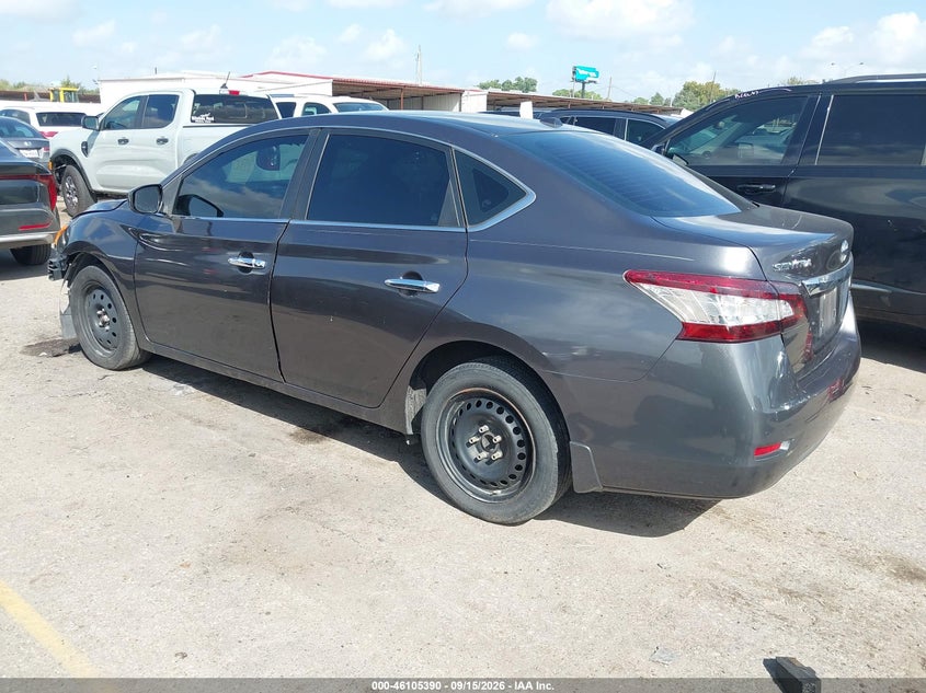 Vin: 3n1ab7ap2fy214931, lot: 46605048, nissan sentra sv 20153