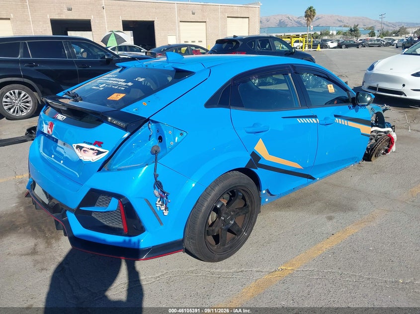 Vin: shhfk8g79mu203982, lot: 46605049, honda civic type r touring 20214