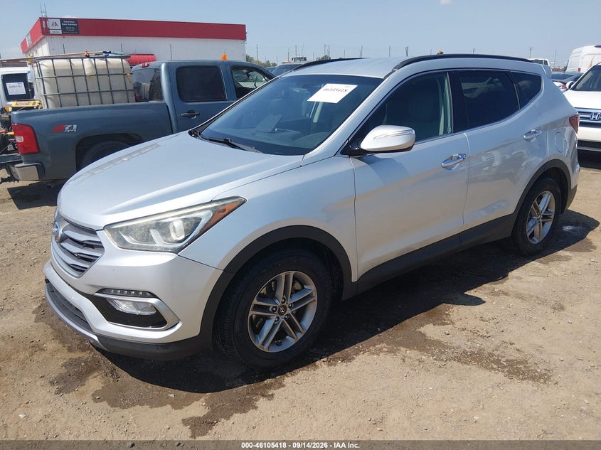 Vin: 5xyzudlb3jg523976, lot: 46605077, hyundai santa fe sport 2.4l 20182