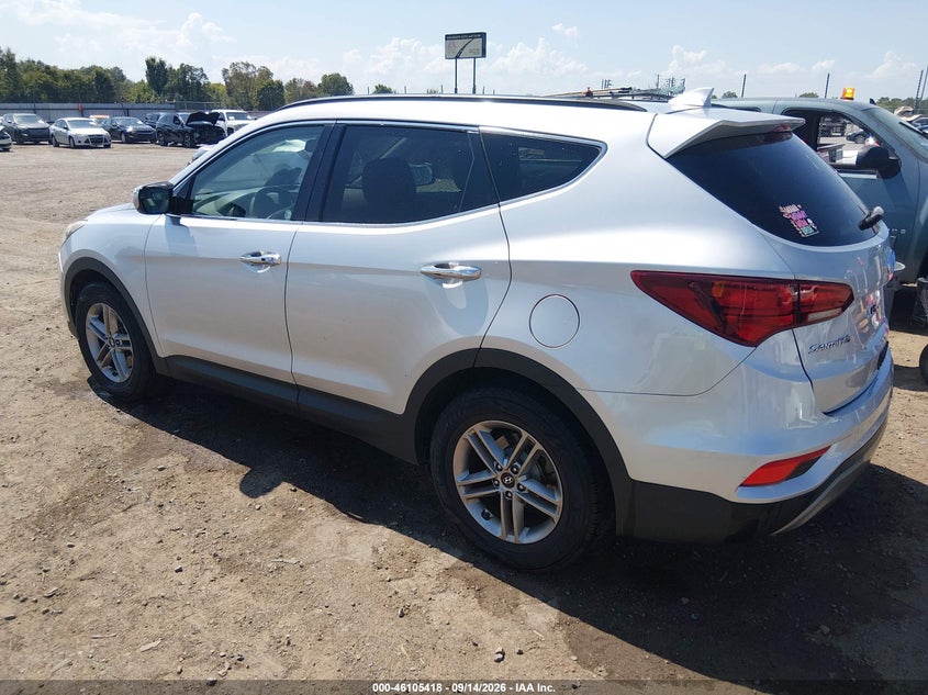 Vin: 5xyzudlb3jg523976, lot: 46605077, hyundai santa fe sport 2.4l 20183
