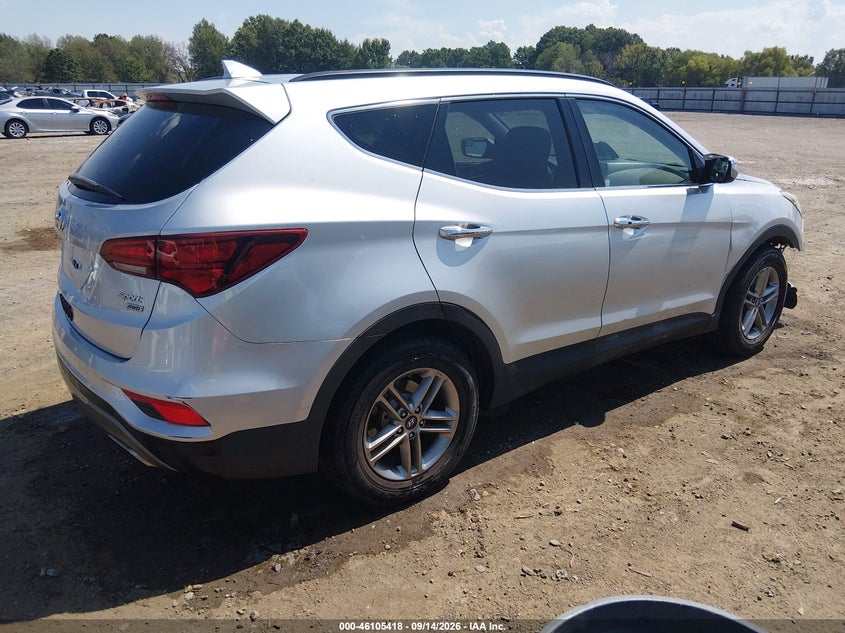Vin: 5xyzudlb3jg523976, lot: 46605077, hyundai santa fe sport 2.4l 20184