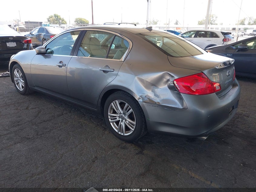 Vin: jn1cv6ap6am405113, lot: 46605082, infiniti g37 journey 20103