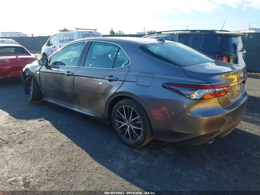 Vin: 4t1f31ak3ru072397, lot: 46605110, toyota camry hybrid xle 20243