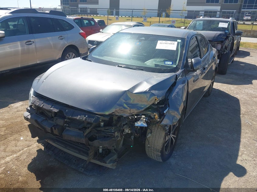 Vin: 3n1ab8cv7ly211035, lot: 46605147, nissan sentra sv xtronic cvt 20202