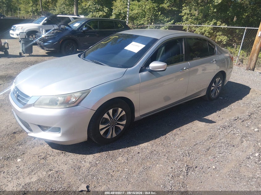 Vin: 1hgcr2f38ea014344, lot: 46605175, honda accord lx 20142