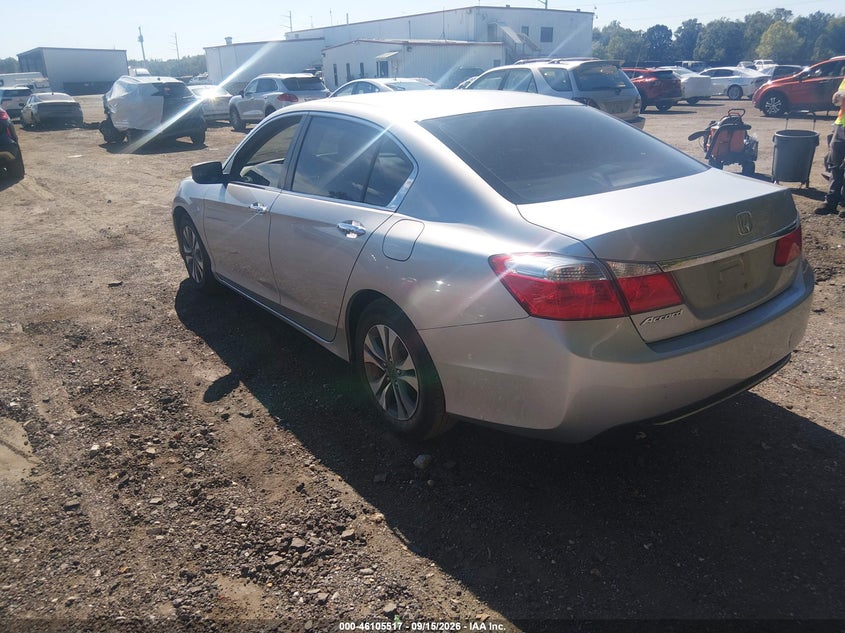 Vin: 1hgcr2f38ea014344, lot: 46605175, honda accord lx 20143