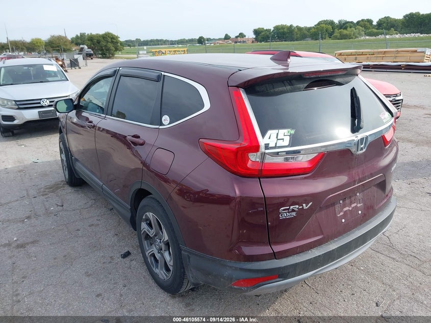 Vin: 5j6rw2h55jl017436, lot: 46605232, honda cr-v ex 20183