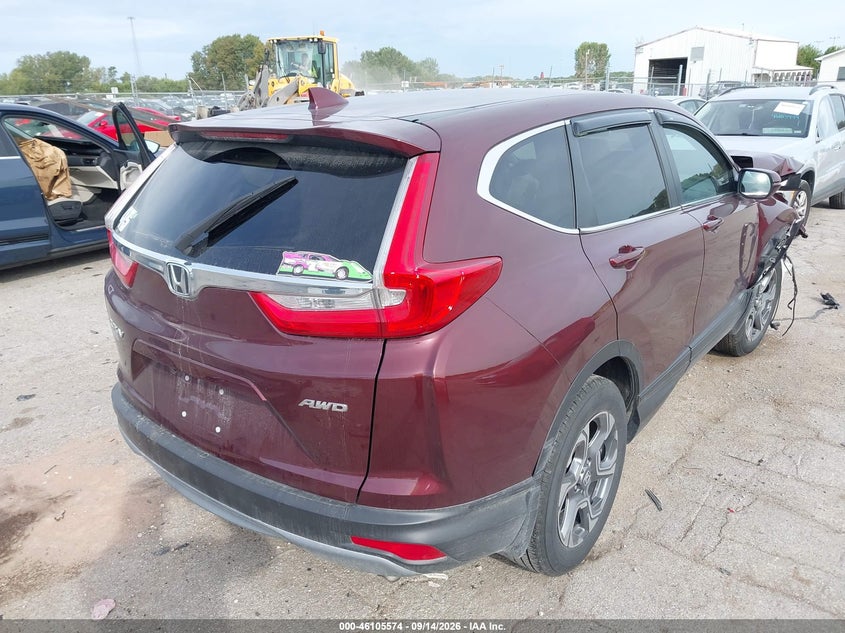Vin: 5j6rw2h55jl017436, lot: 46605232, honda cr-v ex 20184