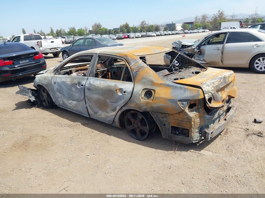 Vin: 2t1bu4ee5bc640920, lot: 46605250, toyota corolla s 20113