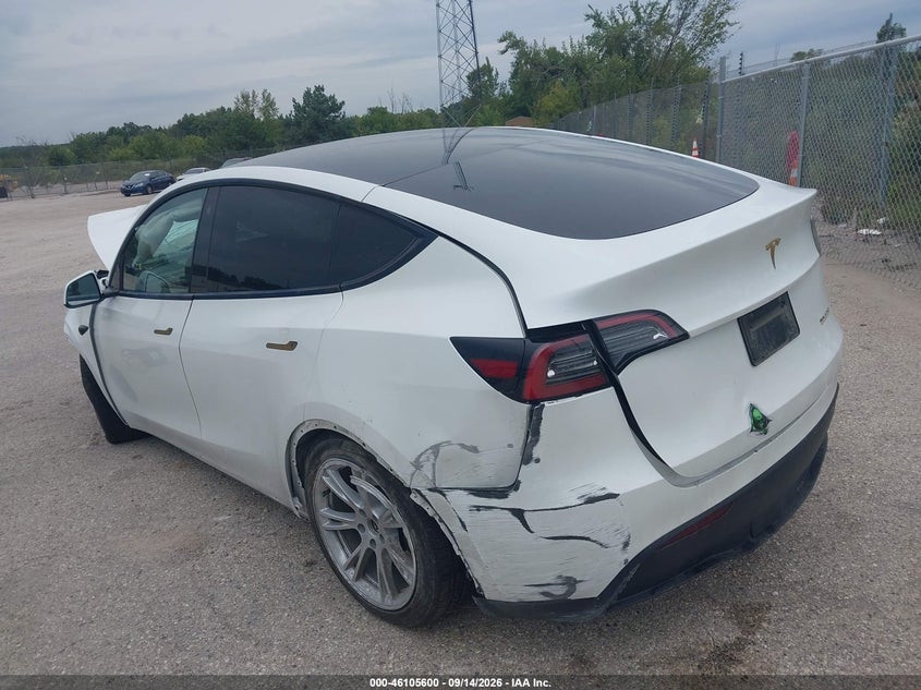 Vin: 7saygaee4pf762514, lot: 46605258, tesla model y awd/long range dual motor all-wheel drive 20233