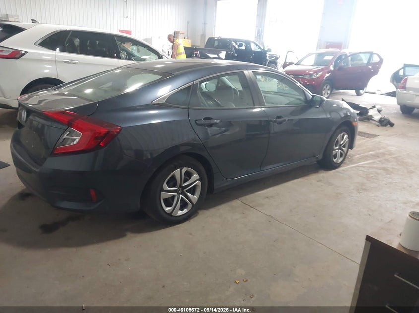 Vin: 19xfc2f50je028812, lot: 46605330, honda civic lx 20184