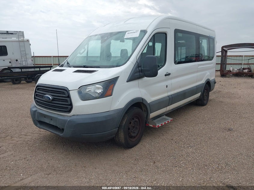Vin: 1fbzx2cm0jka04444, lot: 46605355, ford transit-350 xl 20182