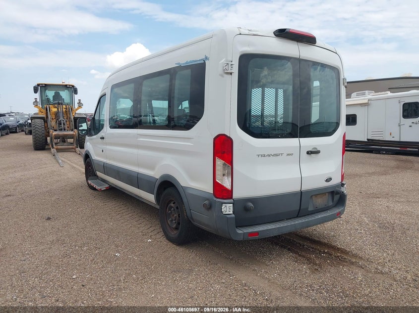 Vin: 1fbzx2cm0jka04444, lot: 46605355, ford transit-350 xl 20183
