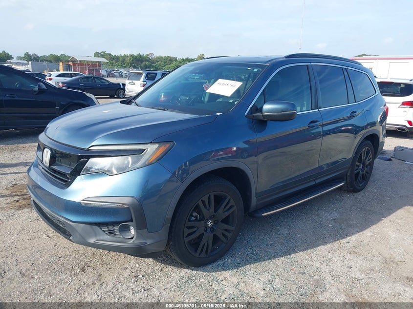Vin: 5fnyf5h29mb015429, lot: 46605359, honda pilot 2wd special edition 20212