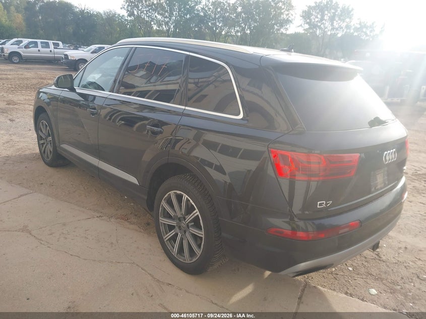 Vin: wa1laaf70hd043403, lot: 46605375, audi q7 3.0t premium 20173