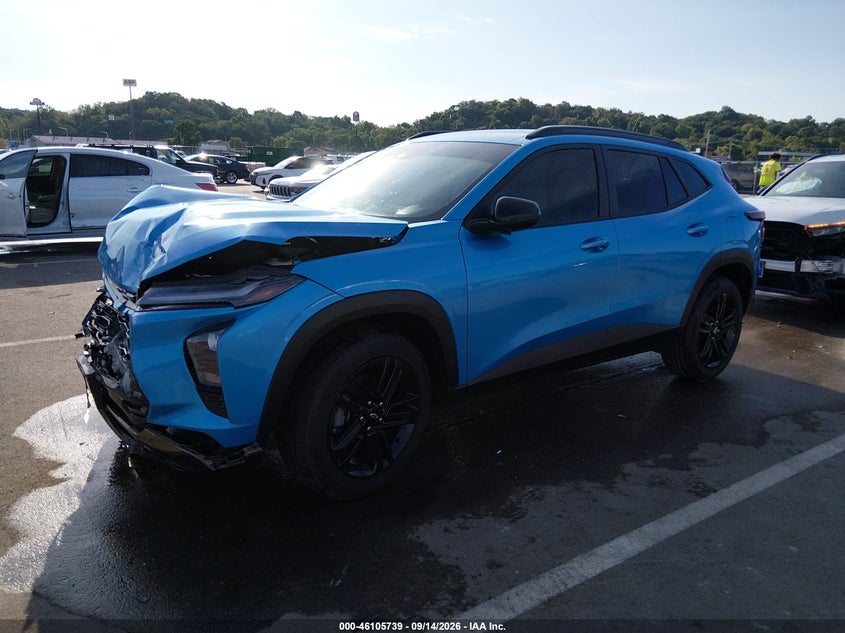 Vin: kl77lkep1sc118662, lot: 46605397, chevrolet trax fwd activ 20252