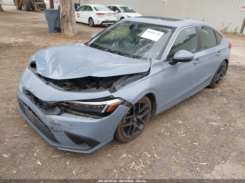 Vin: 19xfl1h87pe008759, lot: 46605401, honda civic sport touring 20232