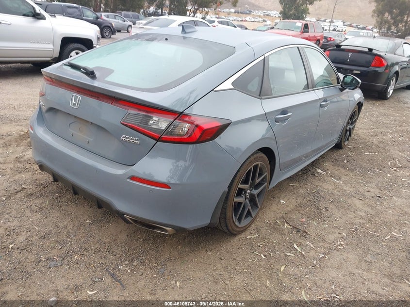 Vin: 19xfl1h87pe008759, lot: 46605401, honda civic sport touring 20234