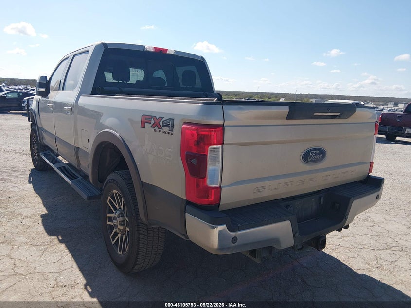 Vin: 1ft7w2bt6hed41532, lot: 46605411, ford f-250 lariat 20173
