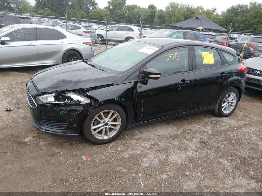 Vin: 1fadp3k29jl303751, lot: 46605424, ford focus se 20182