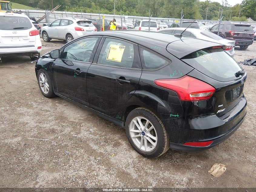 Vin: 1fadp3k29jl303751, lot: 46605424, ford focus se 20183