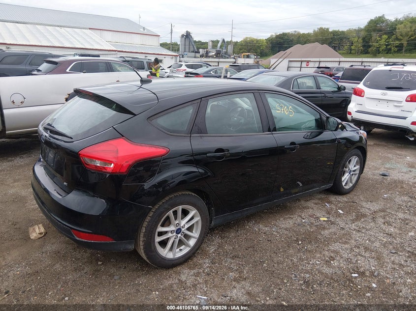 Vin: 1fadp3k29jl303751, lot: 46605424, ford focus se 20184