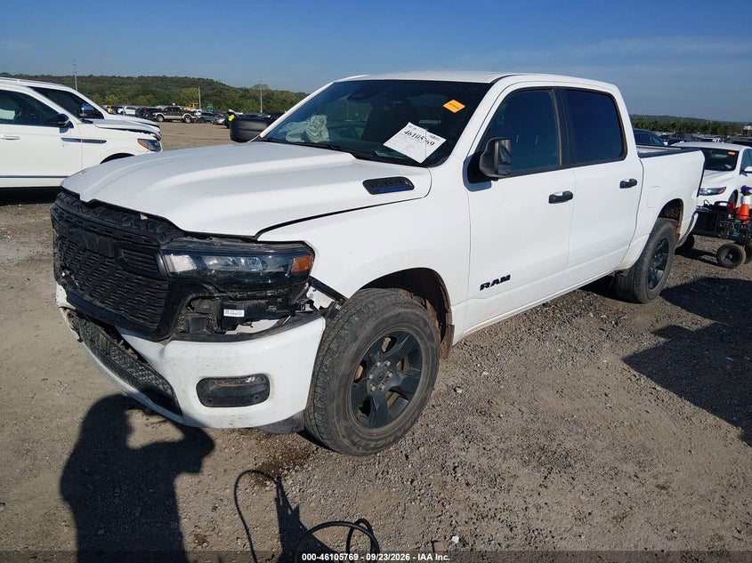 Vin: 1c6rrfgg5sn697746, lot: 46605427, ram 1500 tradesman  4x4 5'7 box 20252