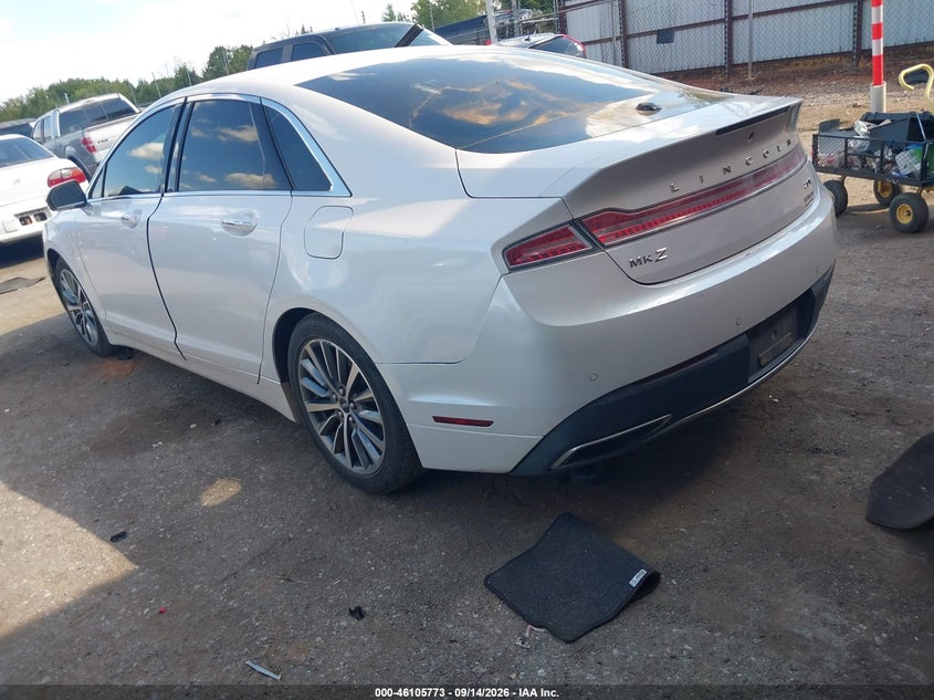 Vin: 3ln6l5c92jr623061, lot: 46605431, lincoln mkz select 20183