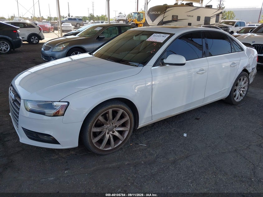 Vin: wauefafl3dn023516, lot: 46605442, audi a4 2.0t premium 20132