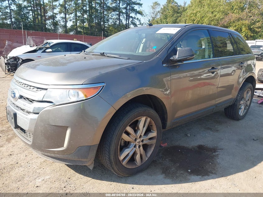 Vin: 2fmdk3kc4dbb10876, lot: 46605443, ford edge limited 20132