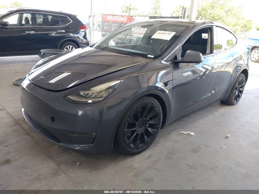 Vin: 7saygdee9nf480139, lot: 46605445, tesla model y long range dual motor all-wheel drive 20222