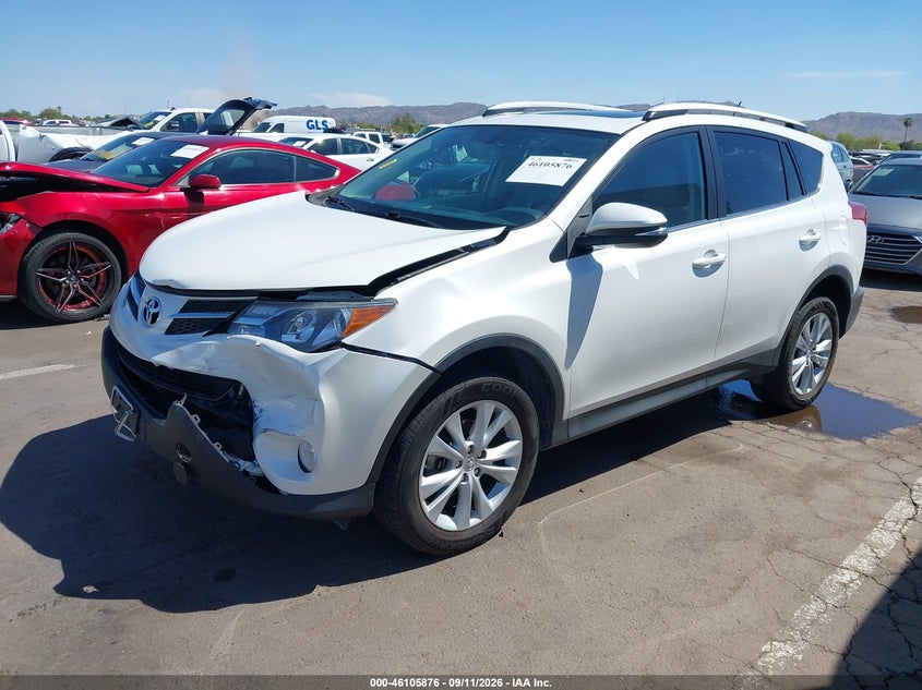 Vin: 2t3dfrev3dw091565, lot: 46605534, toyota rav4 limited 20132