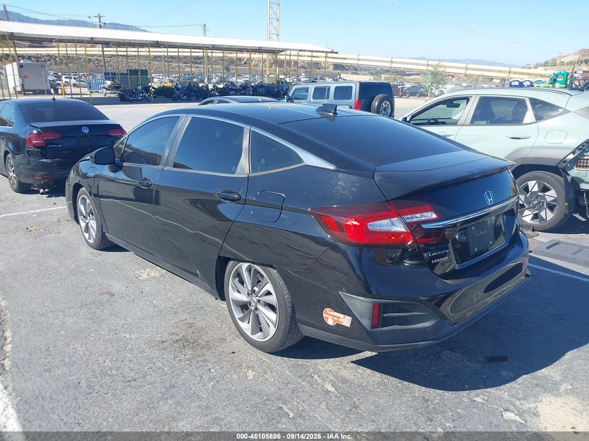 Vin: jhmzc5f36jc008549, lot: 46605544, honda clarity plug-in hybrid touring 20183