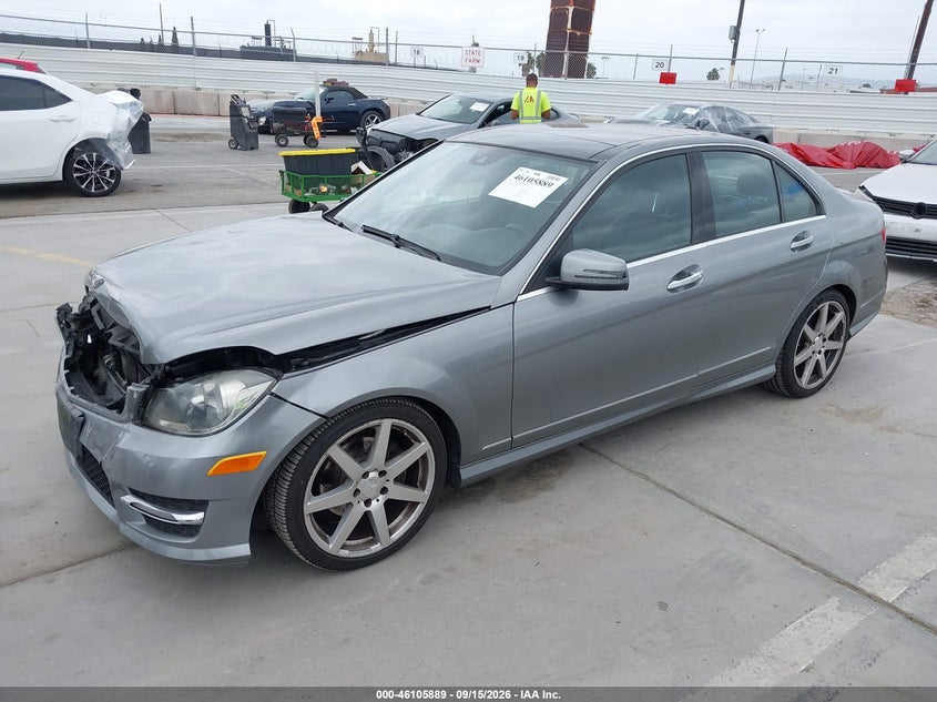 Vin: wddgf4hb2dr248865, lot: 46605547, mercedes-benz c 250 sport 20132