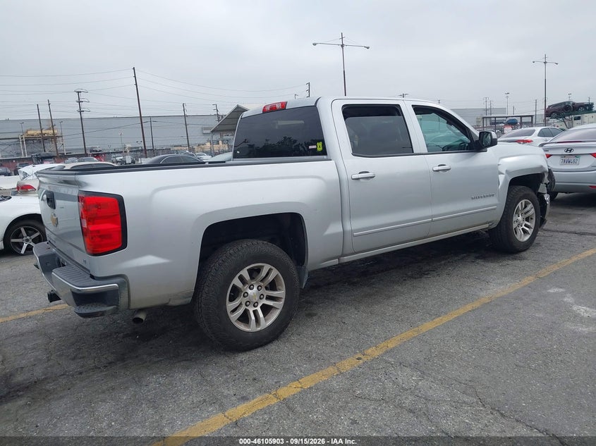 Vin: 3gcpcrecxfg228122, lot: 46605561, chevrolet silverado 1500 1lt 20154