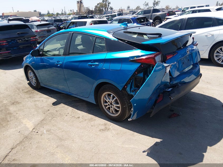Vin: jtdkarfu1k3079443, lot: 46605608, toyota prius le 20193