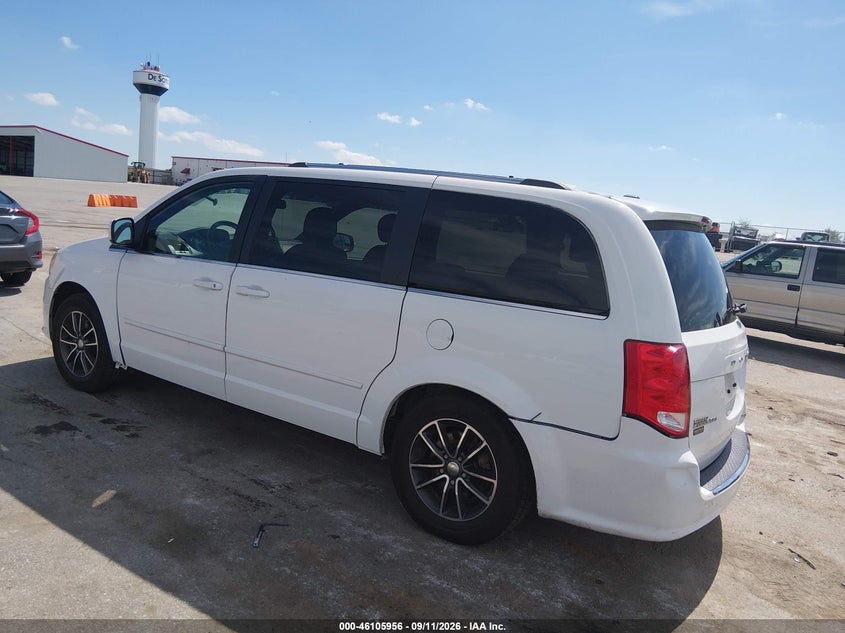 Vin: 2c4rdgcg1hr589073, lot: 46605614, dodge grand caravan sxt 20173