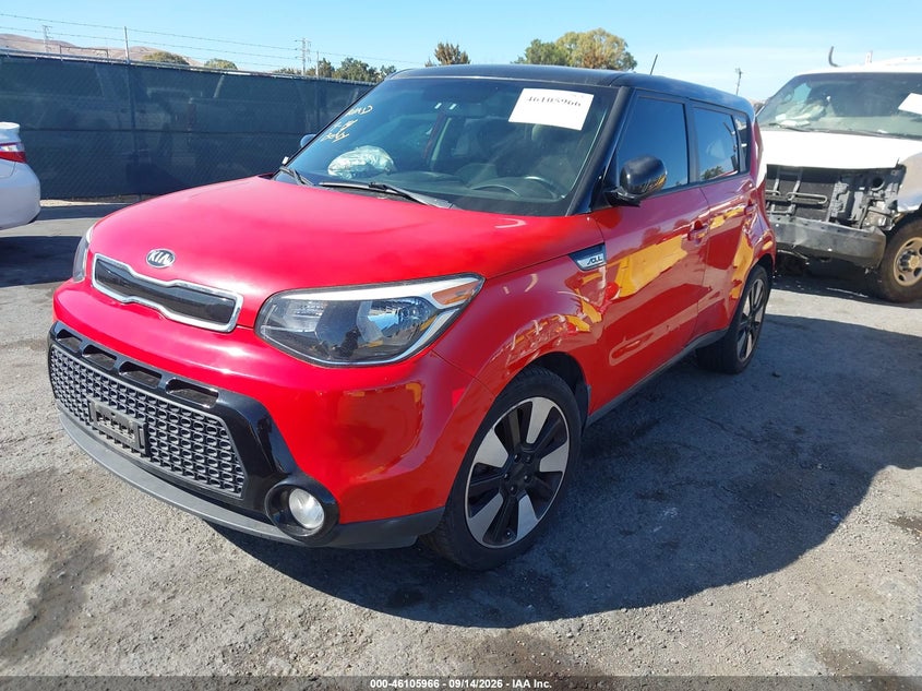 Vin: kndjp3a57g7304424, lot: 46605624, kia soul + 20162
