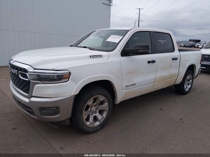 Vin: 1c6srffp4tn249115, lot: 46605632, ram 1500 big horn  4x4 5'7 box 20262