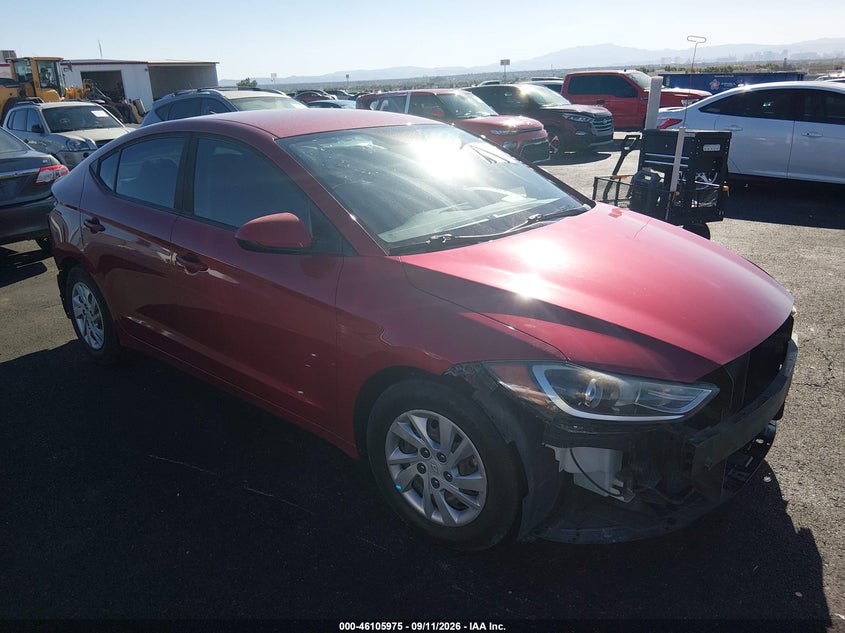 Vin: kmhd74lf0hu394538, lot: 46605633, hyundai elantra se 2017 img_1