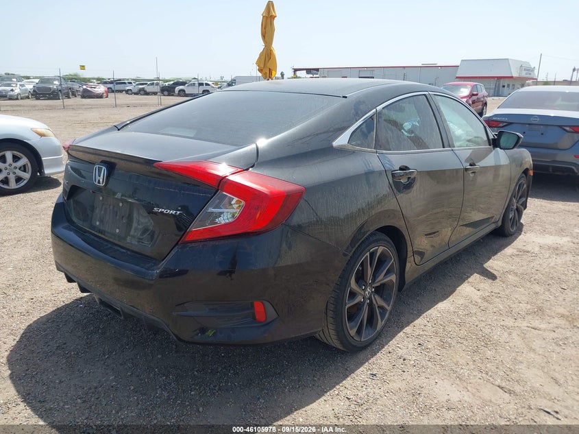 Vin: 19xfc2f87le018677, lot: 46605636, honda civic sport 20204