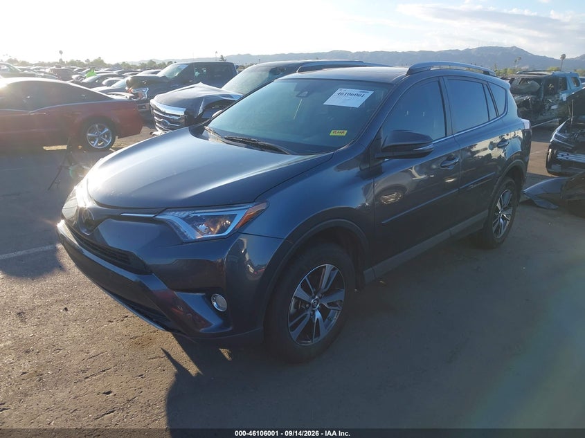 2018 Toyota RAV 4, Rear, IAAI, VIN JTMWFREV8JJ740005 — photo 2