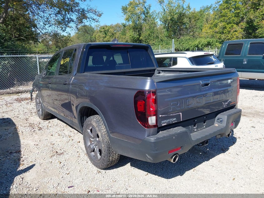Vin: 5fpyk3f68sb008613, lot: 46605668, honda ridgeline trailsport 20253