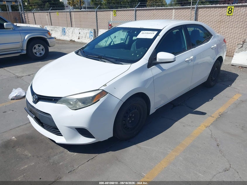 Vin: 5yfburhe8fp200883, lot: 46605676, toyota corolla l 20152