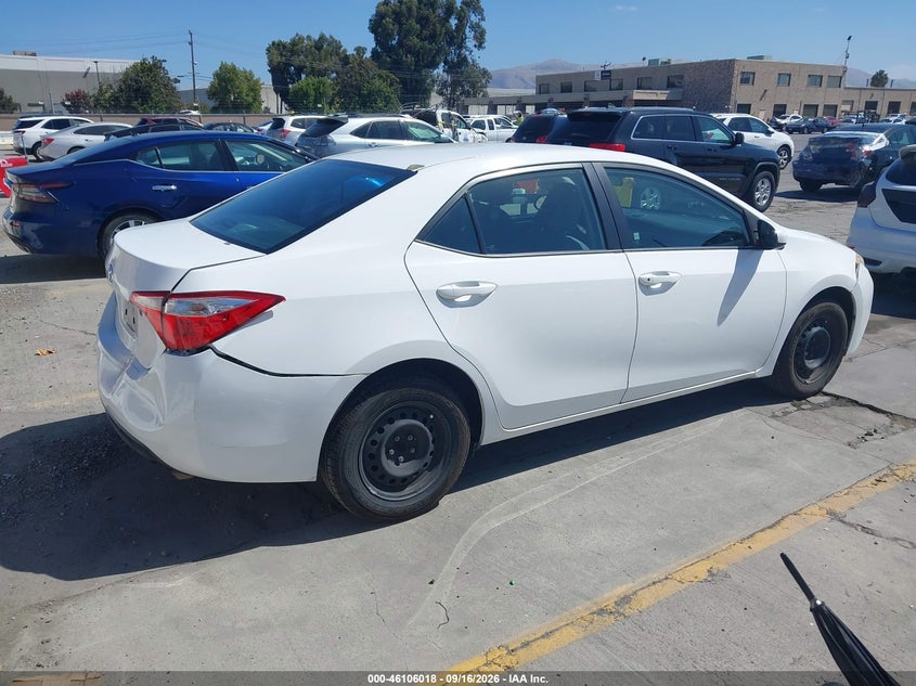 Vin: 5yfburhe8fp200883, lot: 46605676, toyota corolla l 20154