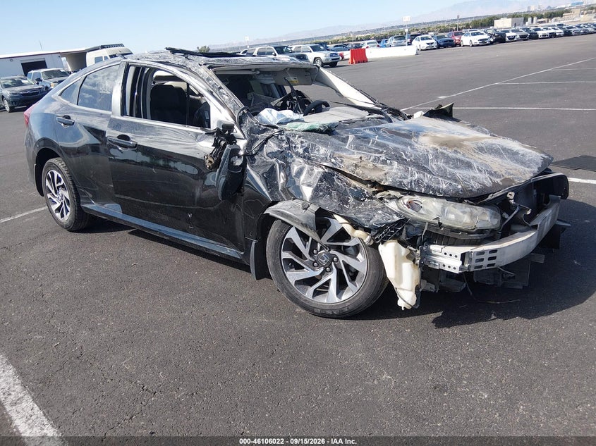 Vin: 2hgfc2f74jh543576, lot: 46605680, honda civic ex 2018 img_1
