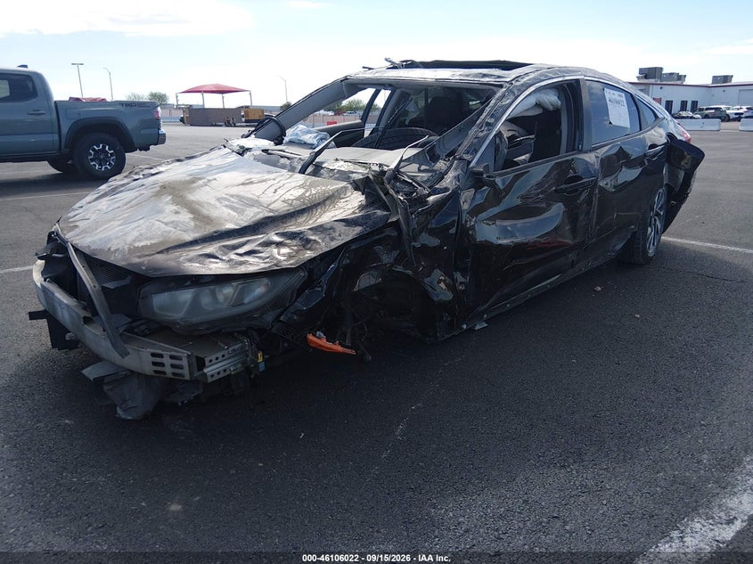 Vin: 2hgfc2f74jh543576, lot: 46605680, honda civic ex 20182